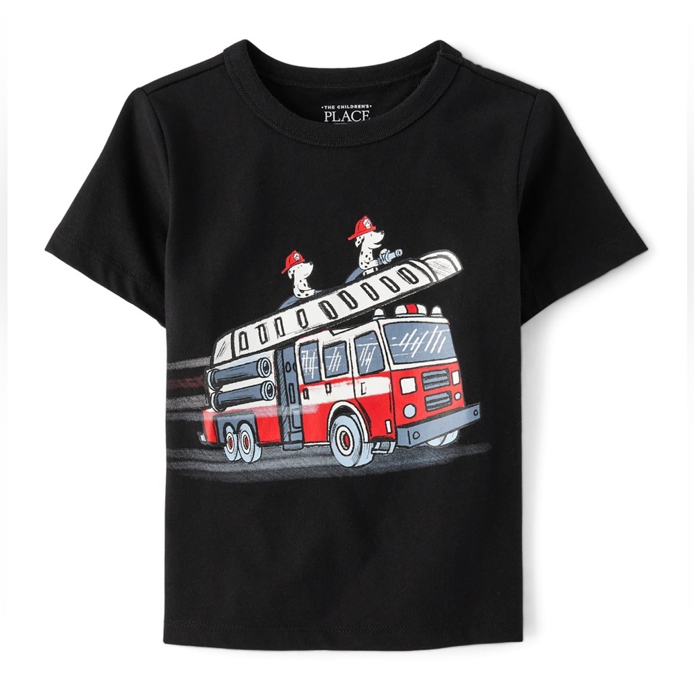 Toddler Firetruck Graphic Tee